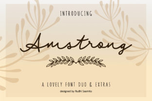 Amstrong Duo: A Script Handwritten Font for Campaign Creativity