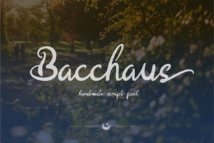 Bacchaus Script for Creative Web Design and Branding