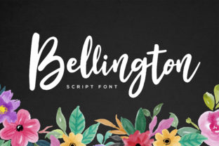 Bellington: A Script Font for Elegant Branding and Creative Design