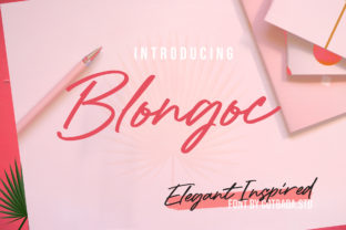 Blongoc Script: A Modern Handwritten Font for Creative Design
