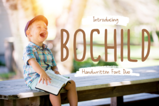 Bochild Duo: The Whimsical Script Font for Standout Digital Design