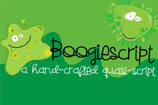 Boogiescript: A Whimsical Script Font for Branding and Creativity