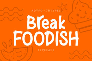 Break Foodish: A Bold Script Font for Handmade Creators