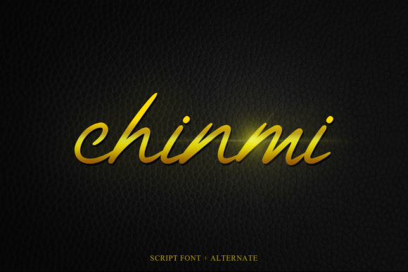 Chinmi Script for Creative Branding and Digital Design