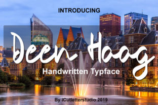 Deen Haag: A Modern Script Font for Editorial Design and Branding
