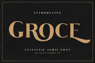 Groce: A Serif Font for Elegant Editorial Design