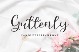 Guttenly: A Script Font for Creative Web Design and Brand Identity