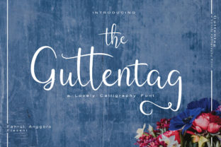 Guttentag: A Script Handwritten Font for Campaign Creativity