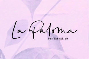 La Paloma: A Script Font for Editorial Elegance
