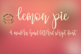 Lemon Pie Font: A Playful Script for Creative Projects