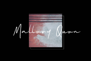 Mallory Quon: A Script Font That Elevates Digital Branding