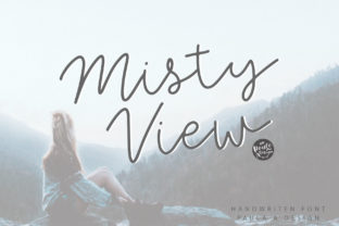 Misty View Font: A Timeless Script Handwritten Choice
