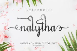 Nalytha Script for Elegant Editorial Design