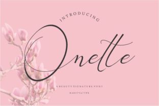 Onette: A Script Handwritten Font for Elegant Web Design