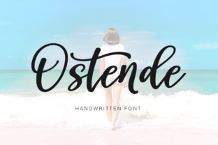 Ostende: A Script Handwritten Font for Creative Crafters and Product Designers