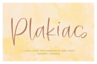 Plakias: A Script Font for Elegant Editorial Design