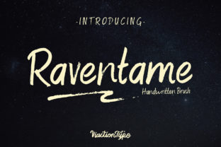 Raventame: A Script Font for Creative Web Design