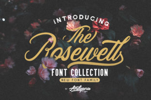Rosewell Family: A Versatile Script Handwritten Font for Designers