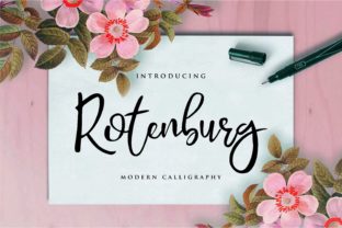 Rotenburg: A Script Font That Elevates Branding with Elegance