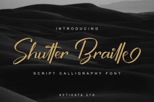 Shutter Braille Script for Branding That Speaks Volumes