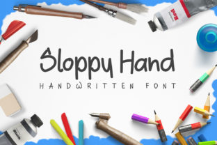 Sloppy Hand: The Perfect Font for Playful Branding and Creative Design