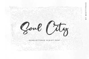Soul City: A Script Handwritten Font for Editorial Design and Branding