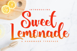 Sweet Lemonade: A Script Handwritten Font for Web Design and Branding