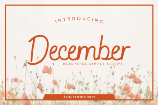 The December Script Font: A Timeless Choice for Handmade Creators