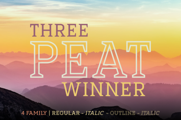Three Peat Winner Family: A Script Font for Powerful Branding and Design Impact