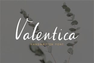 Valentica: A Script Handwritten Font for Editorial Design