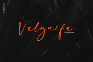 Velgiufe Script: A Timeless Script Font for Handmade Creators